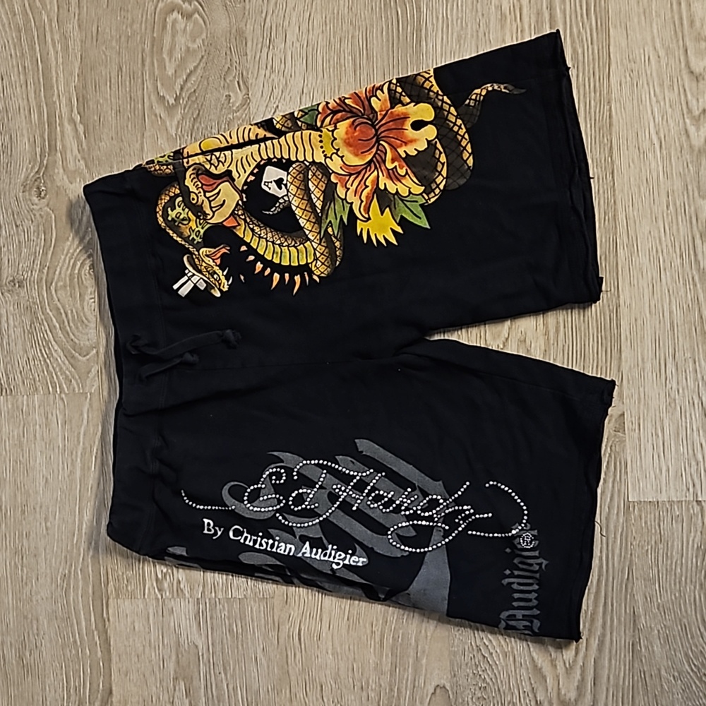 Authentic vintage Ed Hardy men's shorts